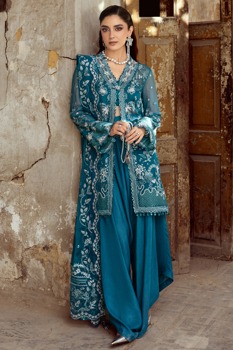 Qalamkar | Chiffon Edit | WC-04 NESSA - Official Qalamkar stockist in UK - Sakeena London