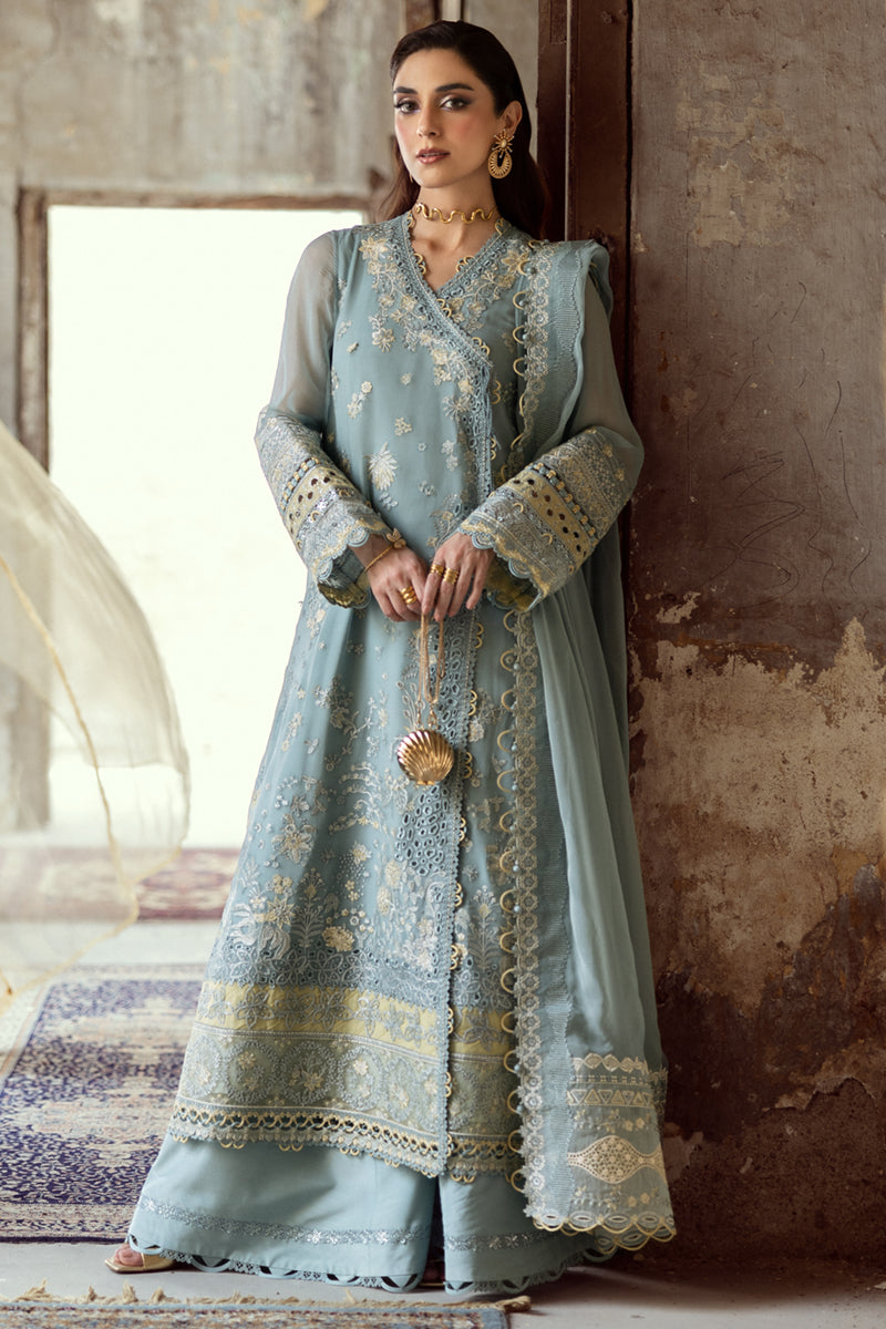 Qalamkar | Chiffon Edit | WC-08 VEVIN - Official Qalamkar stockist in UK - Sakeena London