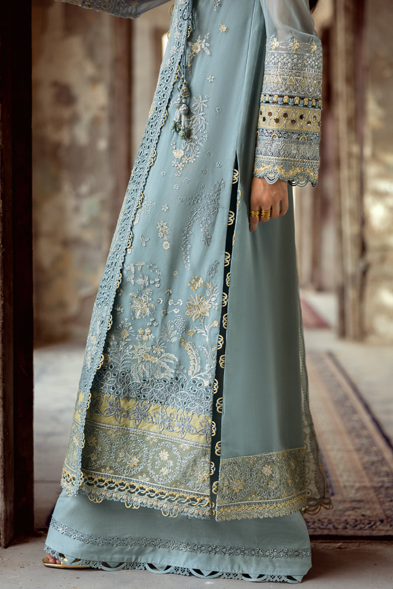 Qalamkar | Chiffon Edit | WC-08 VEVIN - Official Qalamkar stockist in UK - Sakeena London