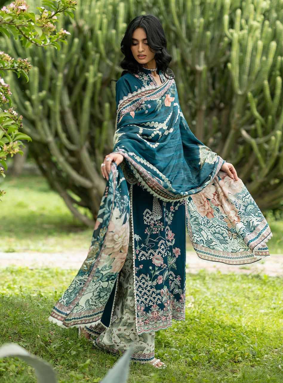 Zainab Chottani | Luxe Lawn 26 | Faye - 01