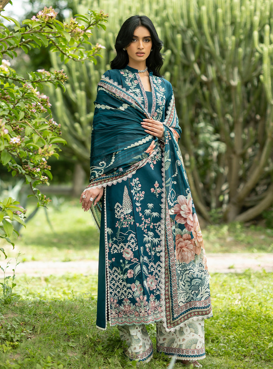 Zainab Chottani | Luxe Lawn 26 | Faye - 01
