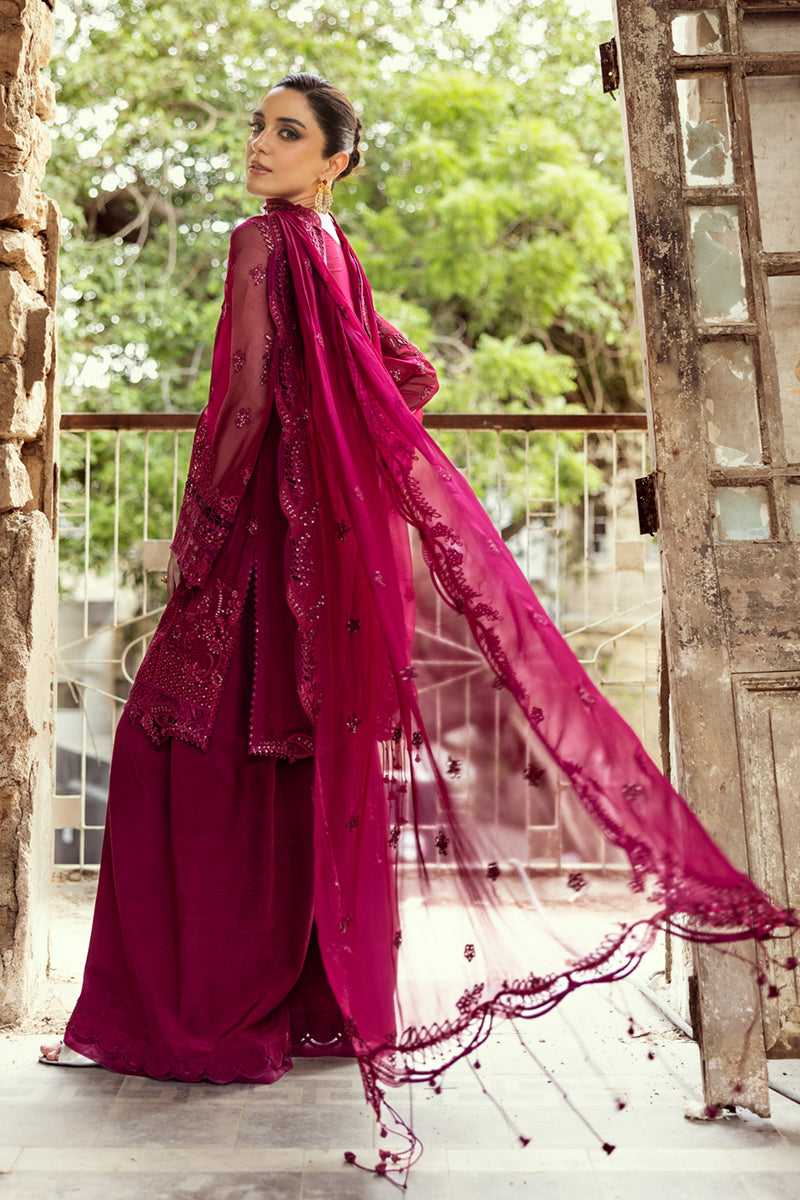 Qalamkar | Chiffon Edit | WC-02 SIOFE - Official Qalamkar stockist in UK - Sakeena London
