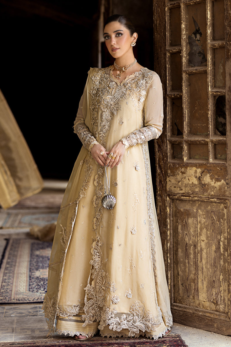 Qalamkar | Chiffon Edit | WC-07 HEELA - Official Qalamkar stockist in UK - Sakeena London