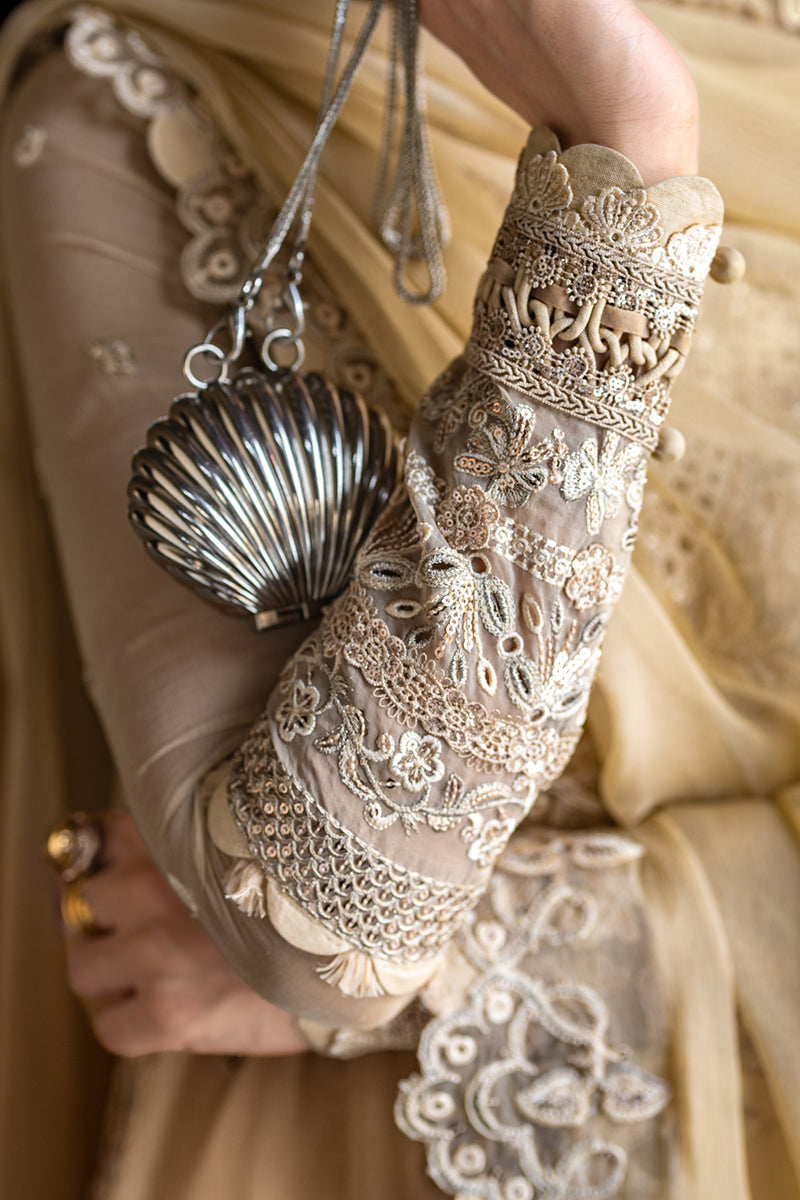 Qalamkar | Chiffon Edit | WC-07 HEELA - Official Qalamkar stockist in UK - Sakeena London