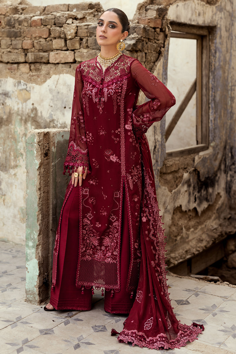 Qalamkar | Chiffon Edit | WC-06 JAYNE - Official Qalamkar stockist in UK - Sakeena London