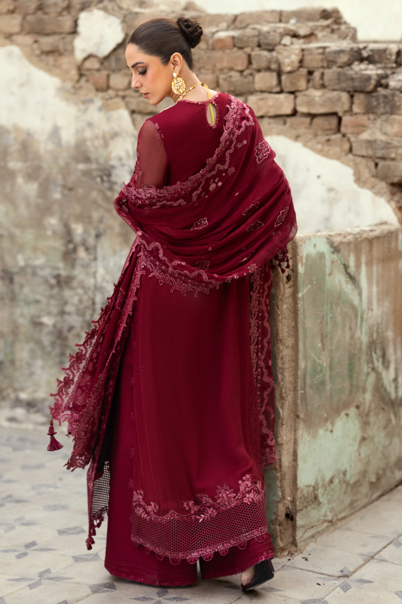 Qalamkar | Chiffon Edit | WC-06 JAYNE - Official Qalamkar stockist in UK - Sakeena London