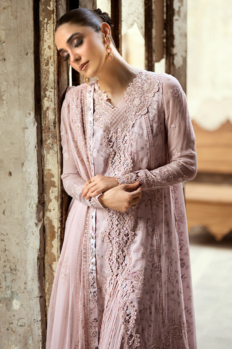 Qalamkar | Chiffon Edit | WC-05 RIONA - Official Qalamkar stockist in UK - Sakeena London