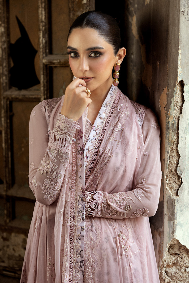 Qalamkar | Chiffon Edit | WC-05 RIONA - Official Qalamkar stockist in UK - Sakeena London