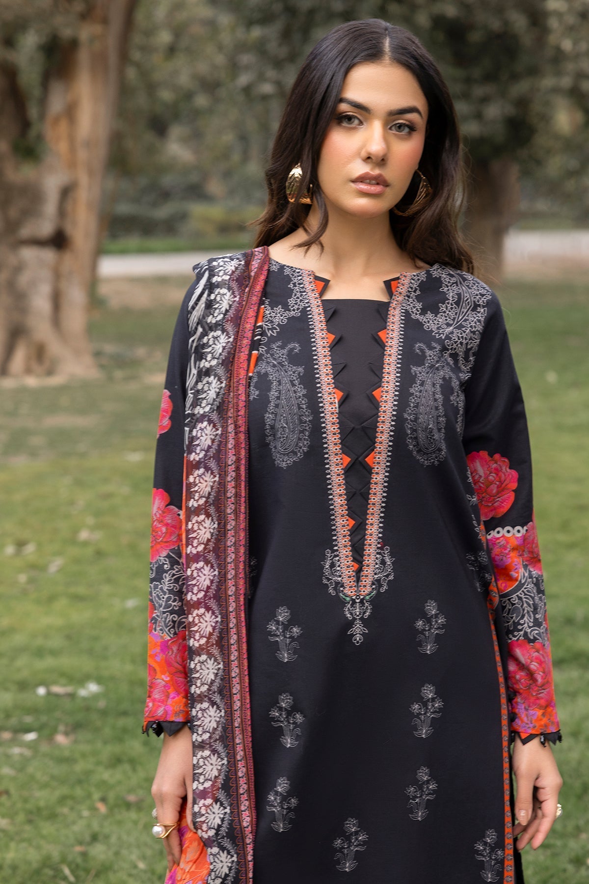 Charizma | C prints Lawn | CP5-18 - Official Charizma stockist in UK - Sakeena London