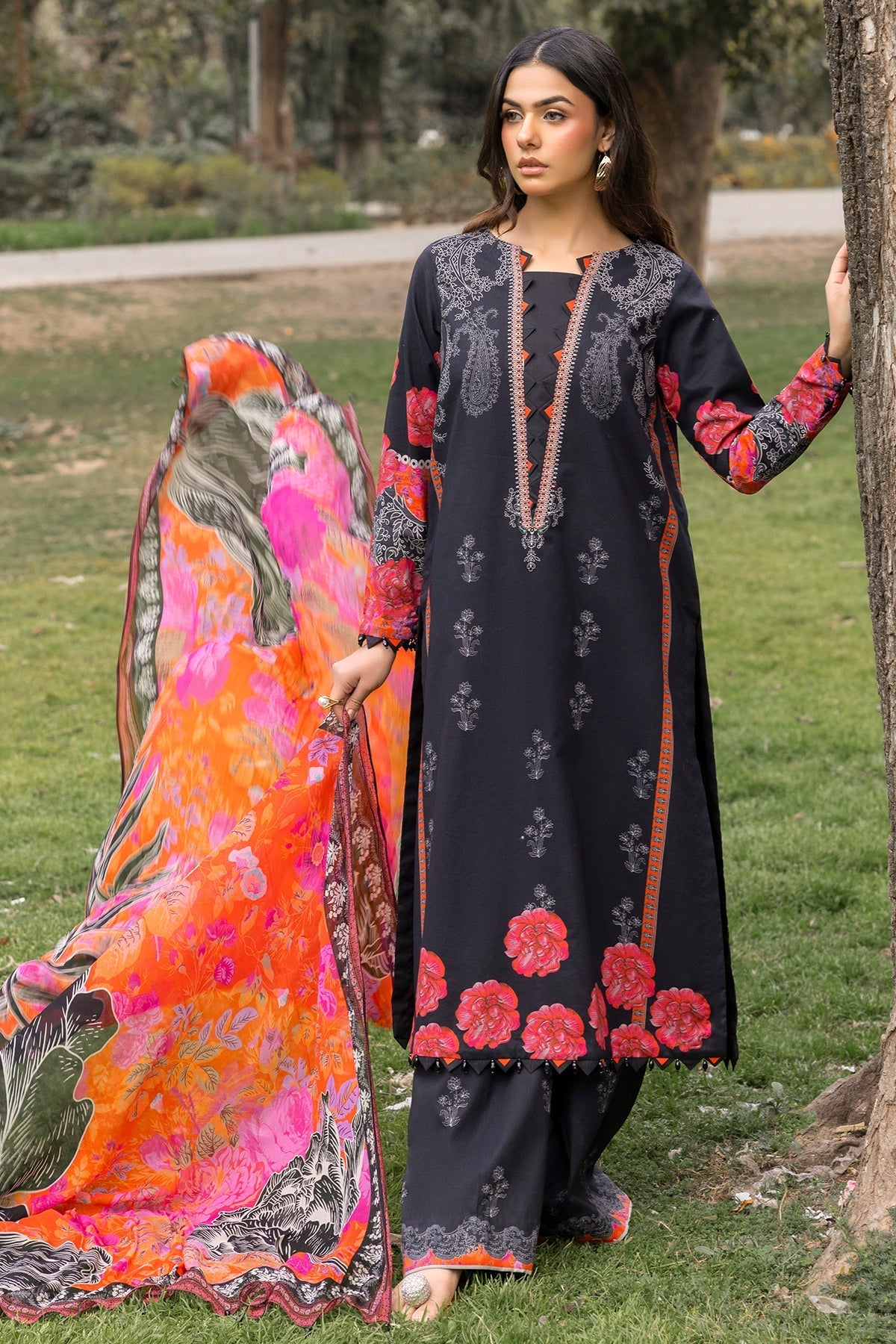 Charizma | C prints Lawn | CP5-18 - Official Charizma stockist in UK - Sakeena London