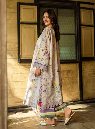 Roheenaz | Ethereal Bloom Lawn 25 | Liora - Official Roheenaz stockist in UK - Sakeena London