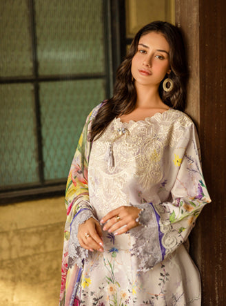 Roheenaz | Ethereal Bloom Lawn 25 | Liora - Official Roheenaz stockist in UK - Sakeena London