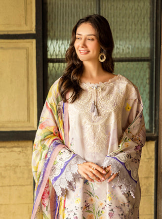 Roheenaz | Ethereal Bloom Lawn 25 | Liora - Official Roheenaz stockist in UK - Sakeena London