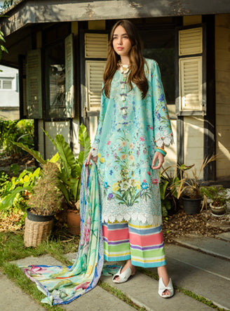 Roheenaz | Ethereal Bloom Lawn 25 | Maristela - Official Roheenaz stockist in UK - Sakeena London
