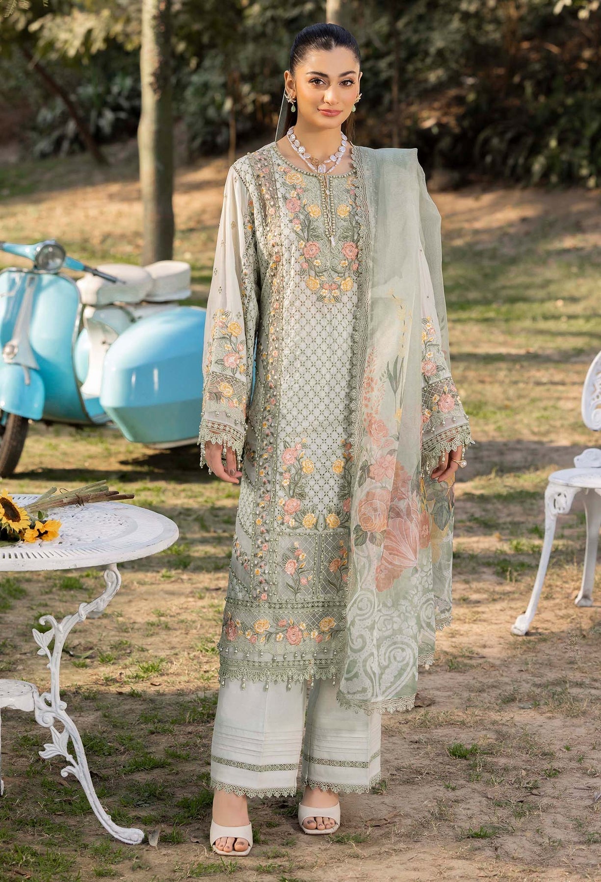 Adans Libas | Gul Rukh Lawn 25 | RUKH 2831 - Official Adans Libas stockist in UK - Sakeena London