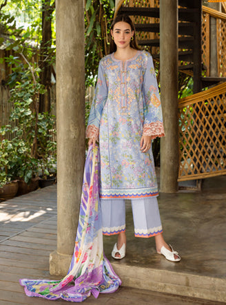 Roheenaz | Ethereal Bloom Lawn 25 |Florien - Official Roheenaz stockist in UK - Sakeena London