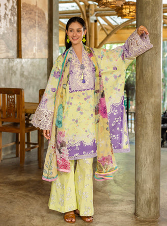 Roheenaz | Ethereal Bloom Lawn 25 | Elysse - Official Roheenaz stockist in UK - Sakeena London