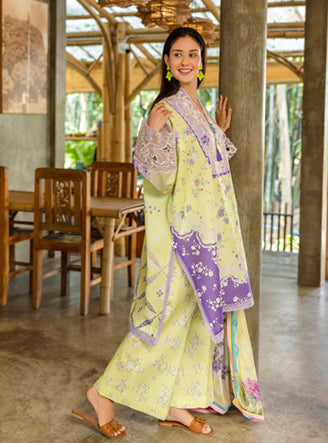 Roheenaz | Ethereal Bloom Lawn 25 | Elysse - Official Roheenaz stockist in UK - Sakeena London