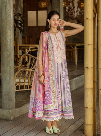 Roheenaz | Ethereal Bloom Lawn 25 | Eloria - Official Roheenaz stockist in UK - Sakeena London