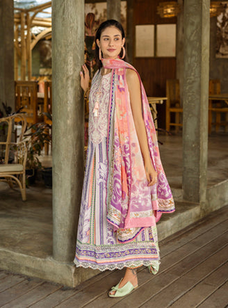 Roheenaz | Ethereal Bloom Lawn 25 | Eloria - Official Roheenaz stockist in UK - Sakeena London
