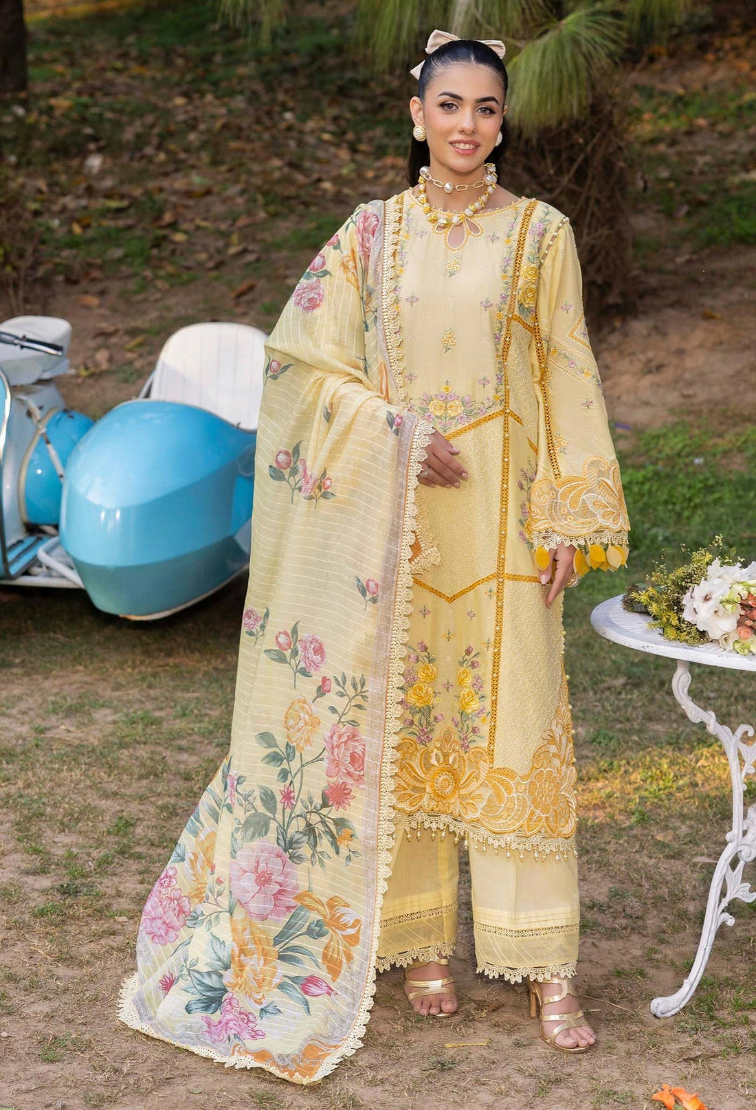 Adans Libas | Gul Rukh Lawn 25 | RUKH 2836 - Official Adans Libas stockist in UK - Sakeena London