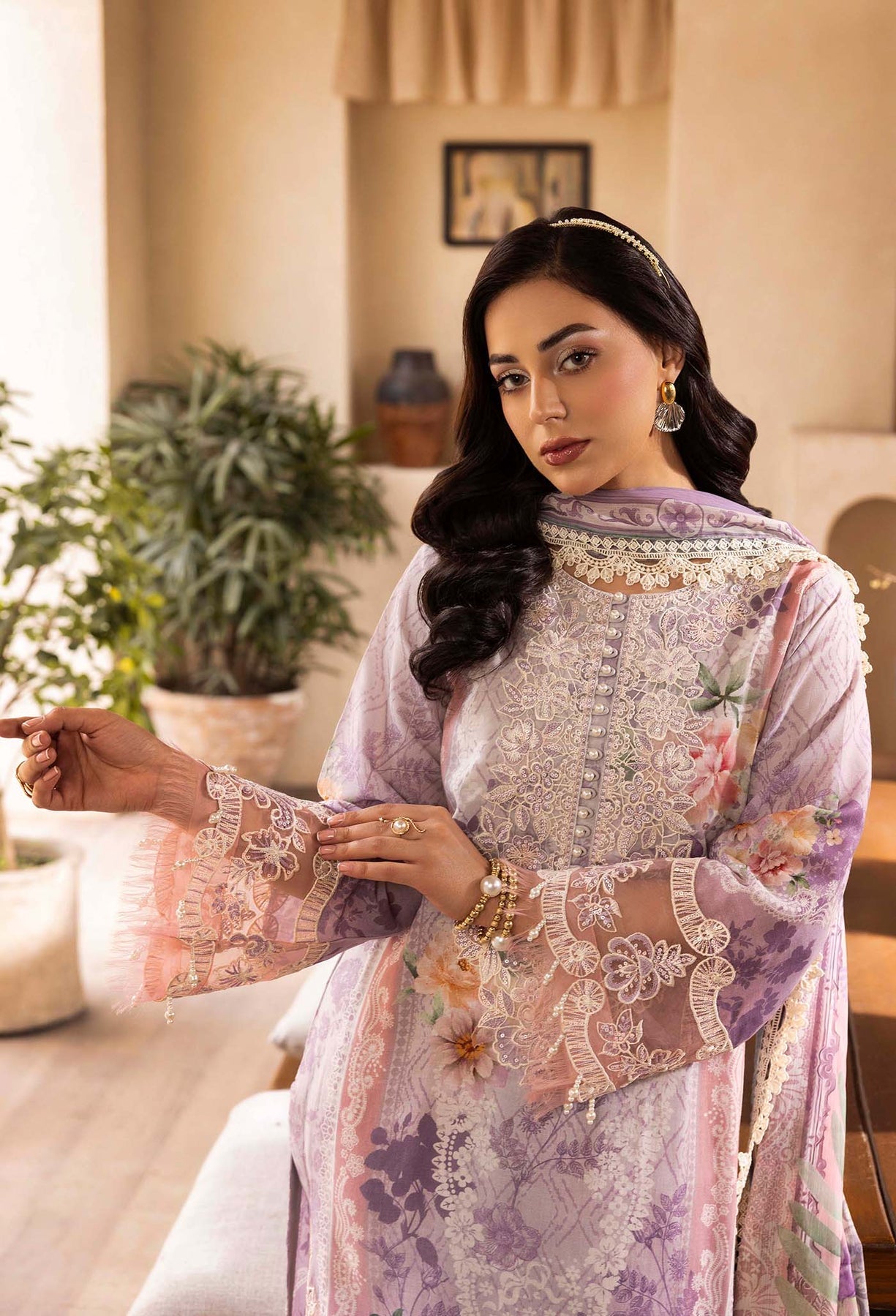 Adans Libas | Chantelle Print Lawn | CHANTELLE 99959 - Official Adans Libas stockist in UK - Sakeena London