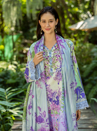 Roheenaz | Ethereal Bloom Lawn 25 | Florisse - Official Roheenaz stockist in UK - Sakeena London