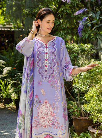 Roheenaz | Ethereal Bloom Lawn 25 | Meliora - Official Roheenaz stockist in UK - Sakeena London