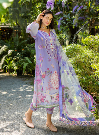 Roheenaz | Ethereal Bloom Lawn 25 | Meliora - Official Roheenaz stockist in UK - Sakeena London