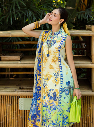 Roheenaz | Ethereal Bloom Lawn 25 | Celora - Official Roheenaz stockist in UK - Sakeena London
