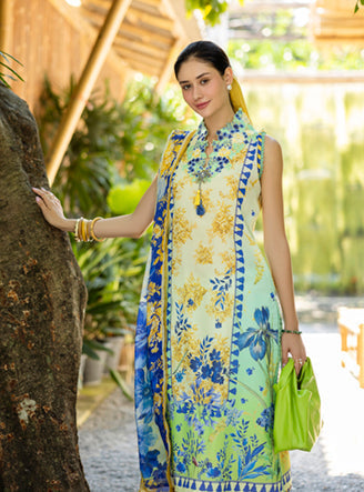 Roheenaz | Ethereal Bloom Lawn 25 | Celora - Official Roheenaz stockist in UK - Sakeena London