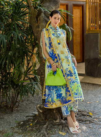 Roheenaz | Ethereal Bloom Lawn 25 | Celora - Official Roheenaz stockist in UK - Sakeena London