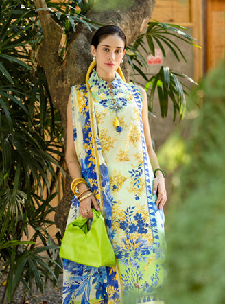 Roheenaz | Ethereal Bloom Lawn 25 | Celora - Official Roheenaz stockist in UK - Sakeena London