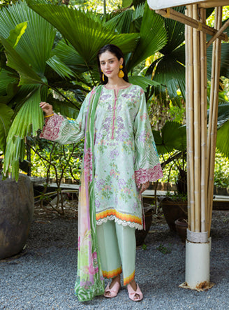 Roheenaz | Ethereal Bloom Lawn 25 | Ivara - Official Roheenaz stockist in UK - Sakeena London