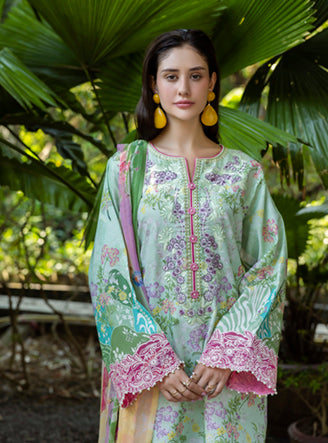 Roheenaz | Ethereal Bloom Lawn 25 | Ivara - Official Roheenaz stockist in UK - Sakeena London