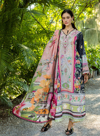 Roheenaz | Ethereal Bloom Lawn 25 | Nymeria - Official Roheenaz stockist in UK - Sakeena London