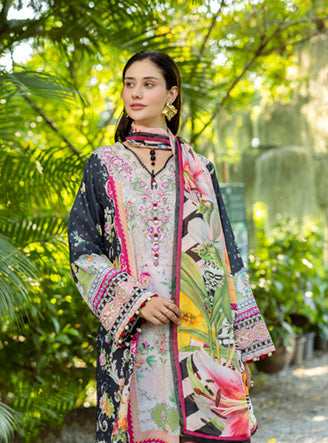 Roheenaz | Ethereal Bloom Lawn 25 | Nymeria - Official Roheenaz stockist in UK - Sakeena London