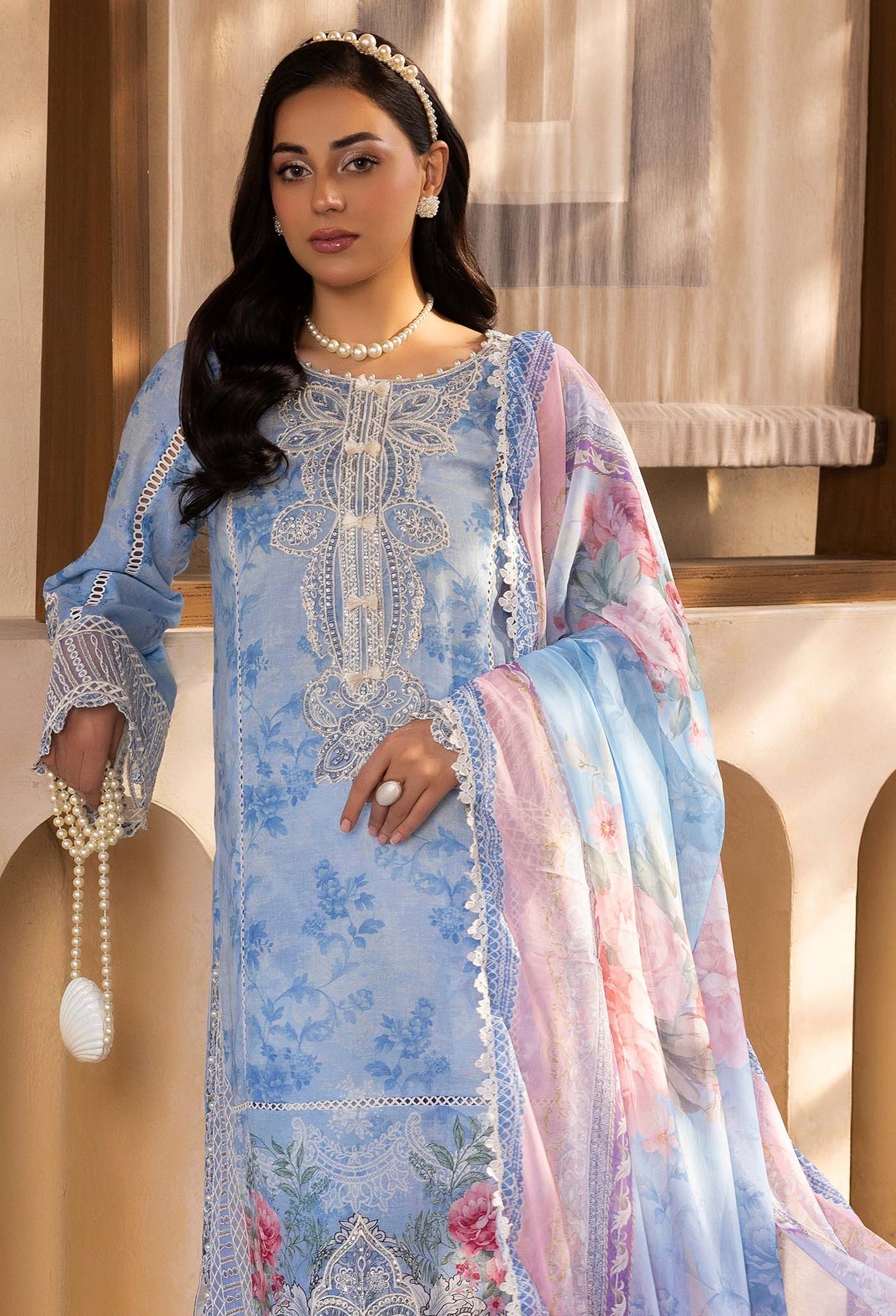 Adans Libas | Chantelle Print Lawn | CHANTELLE 99955 - Official Adans Libas stockist in UK - Sakeena London