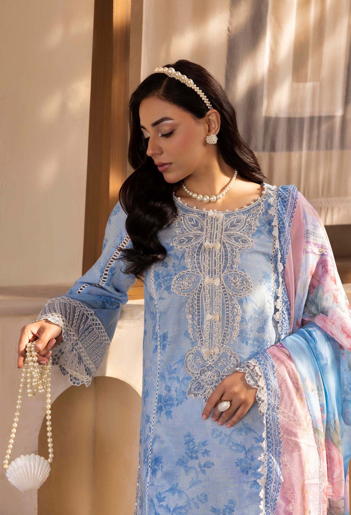 Adans Libas | Chantelle Print Lawn | CHANTELLE 99955 - Official Adans Libas stockist in UK - Sakeena London