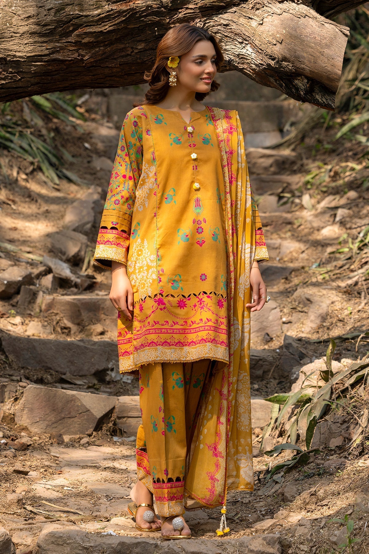 Charizma | C prints Lawn | CP5-13 - Official Charizma stockist in UK - Sakeena London
