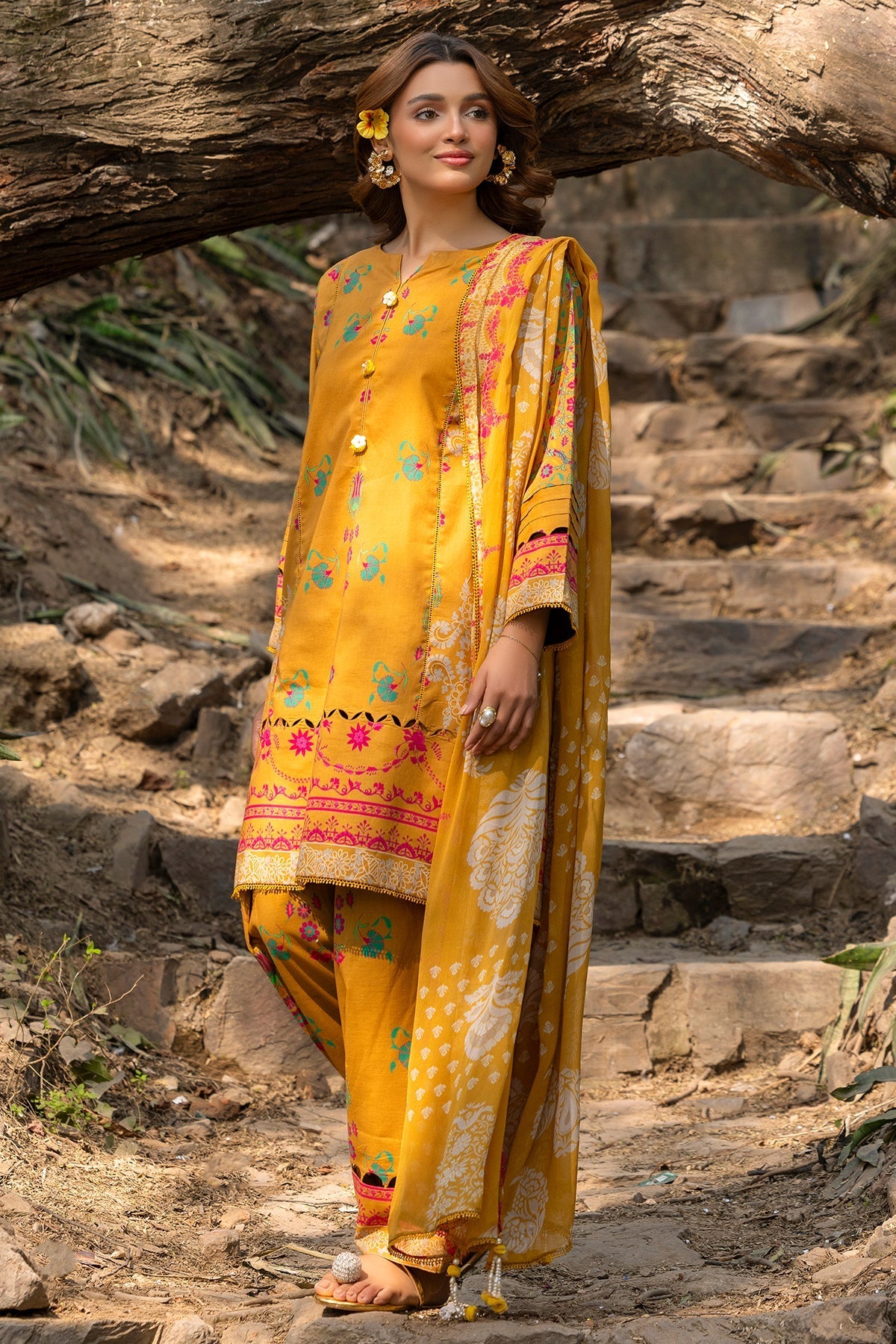 Charizma | C prints Lawn | CP5-13 - Official Charizma stockist in UK - Sakeena London