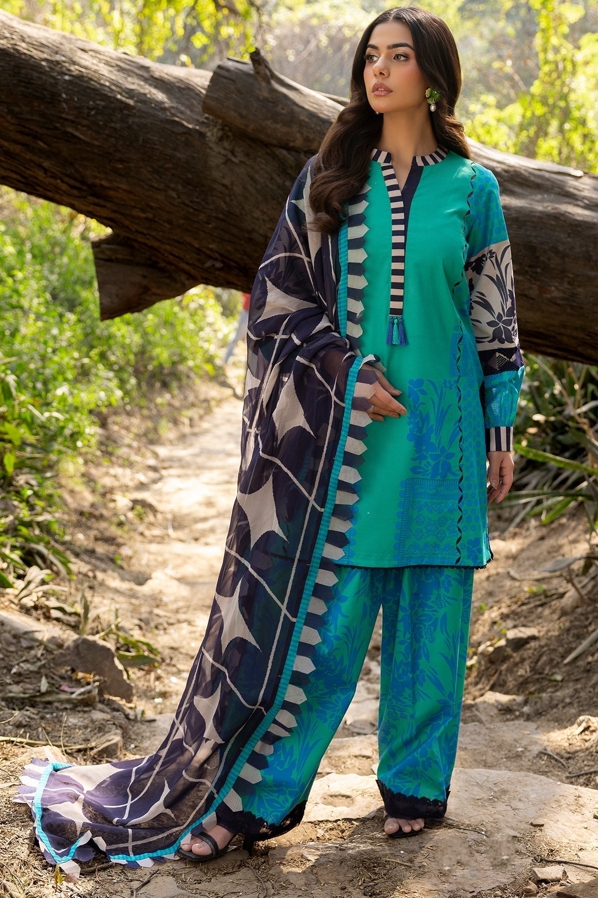 Charizma | C prints Lawn | CP5-17 - Official Charizma stockist in UK - Sakeena London