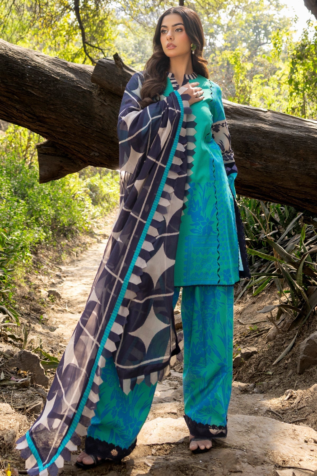 Charizma | C prints Lawn | CP5-17 - Official Charizma stockist in UK - Sakeena London