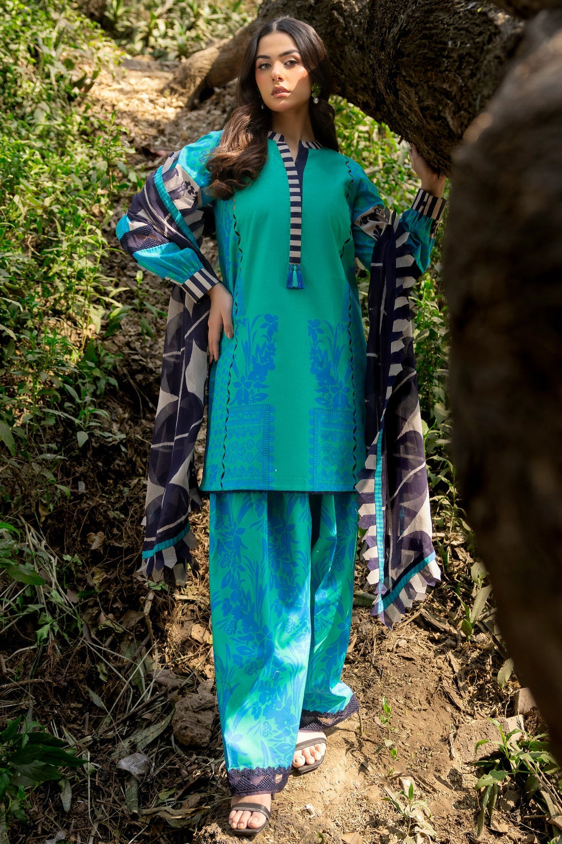 Charizma | C prints Lawn | CP5-17 - Official Charizma stockist in UK - Sakeena London
