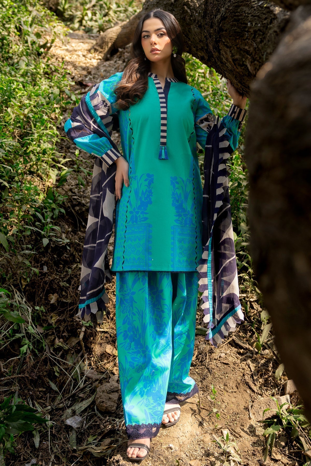 Charizma | C prints Lawn | CP5-17 - Official Charizma stockist in UK - Sakeena London