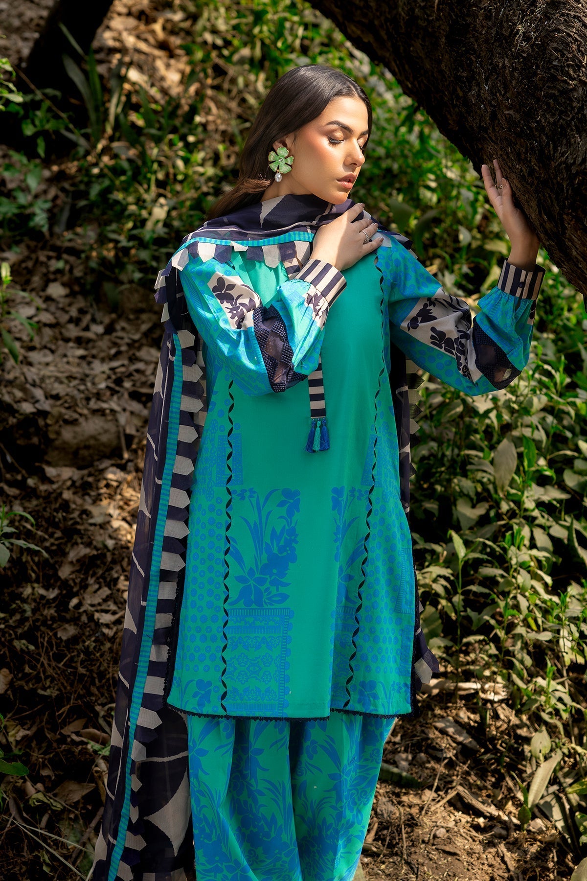 Charizma | C prints Lawn | CP5-17 - Official Charizma stockist in UK - Sakeena London