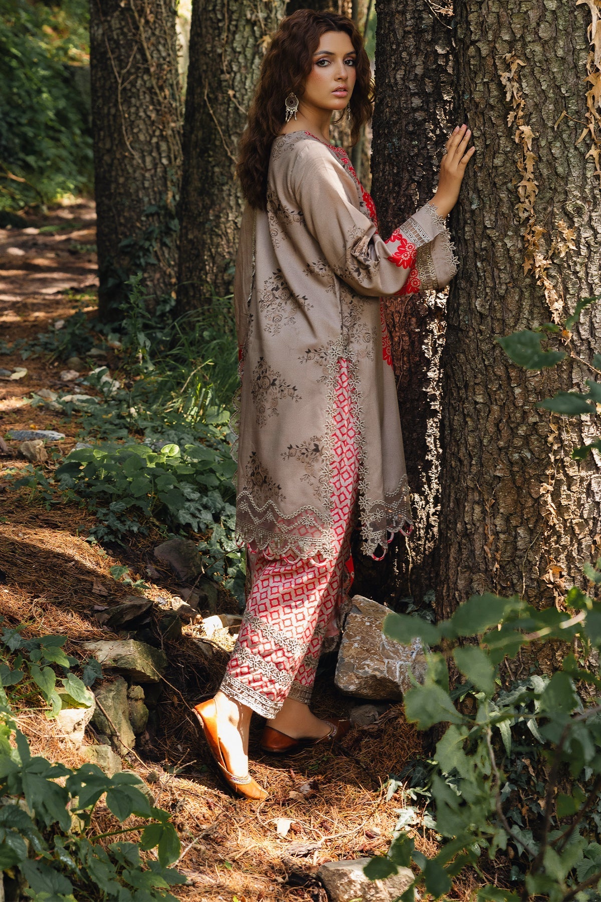 Charizma | Aniiq Embroidered Collection | STAPLE SHAWL ANW4-04 - Official Charizma stockist in UK - Sakeena London