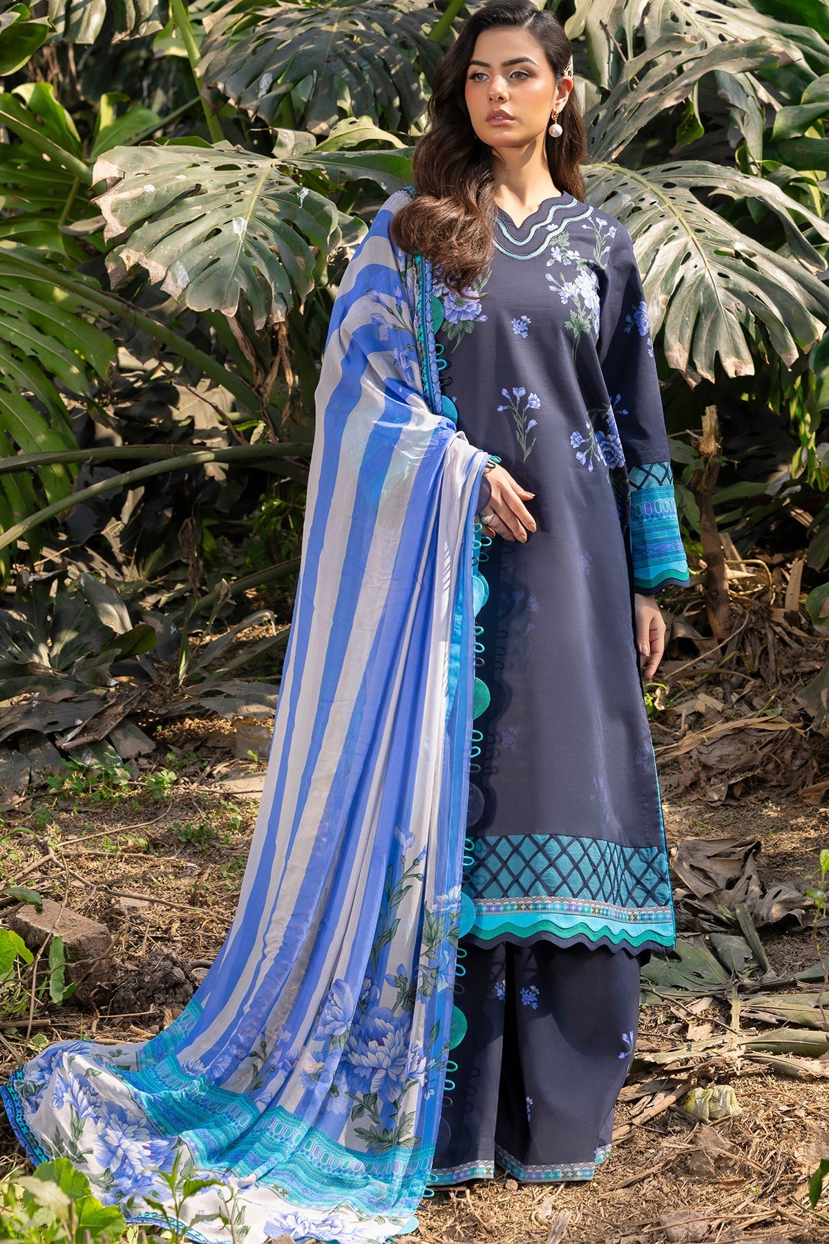 Charizma | C prints Lawn | CP5-19 - Official Charizma stockist in UK - Sakeena London