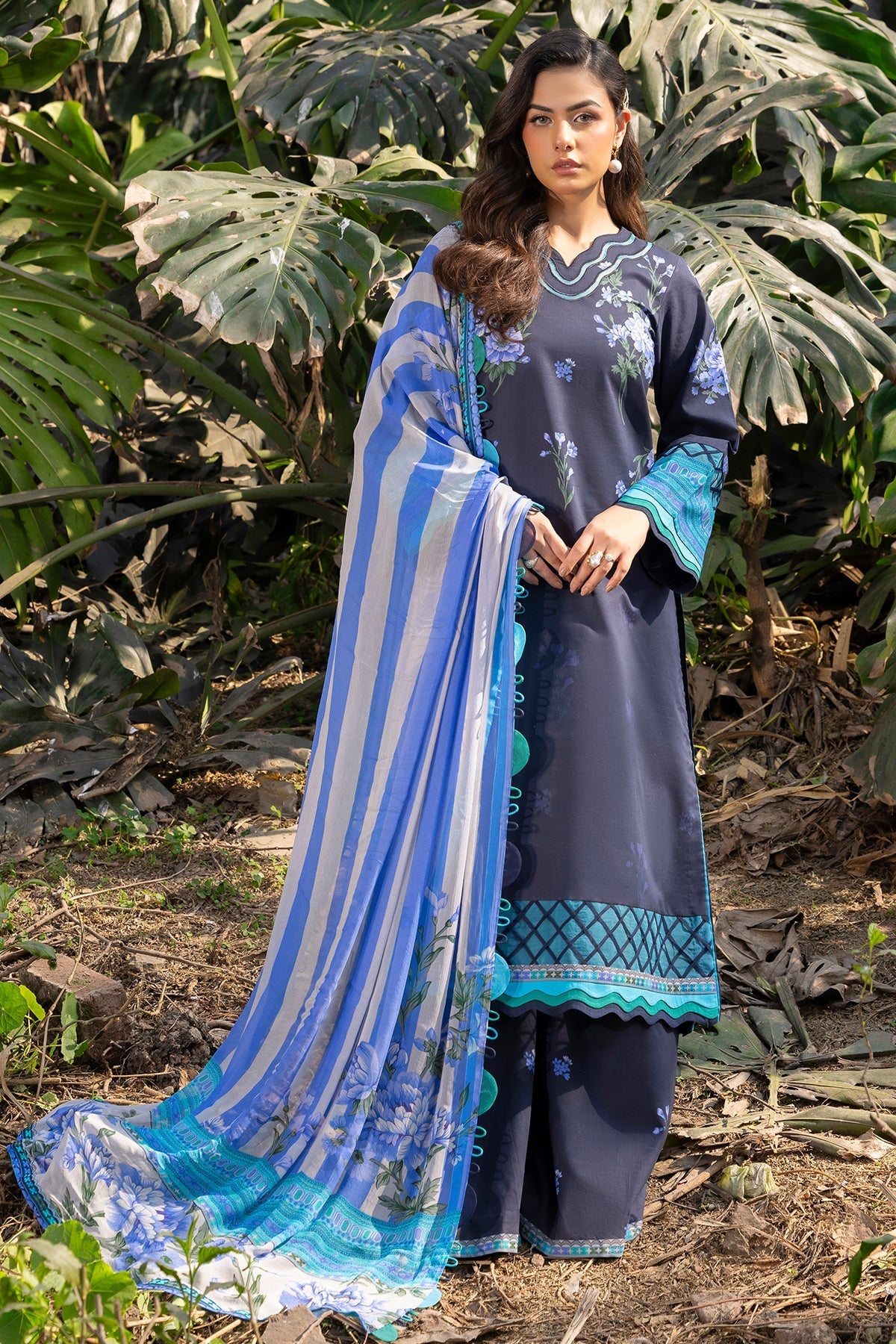 Charizma | C prints Lawn | CP5-19 - Official Charizma stockist in UK - Sakeena London