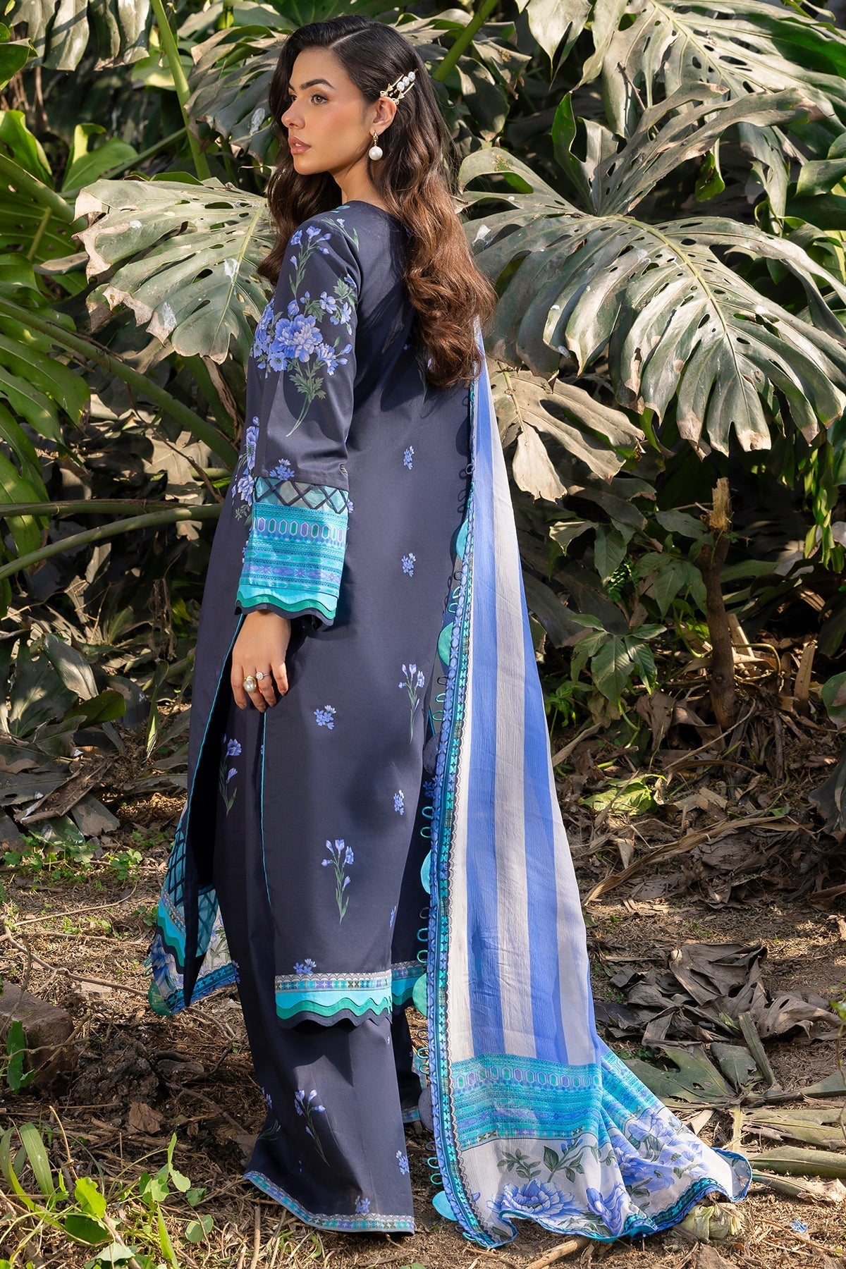 Charizma | C prints Lawn | CP5-19 - Official Charizma stockist in UK - Sakeena London